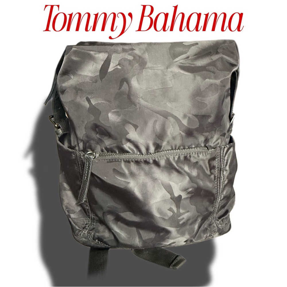 Tommy Bahama Charcoal Camouflage Backpack